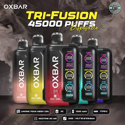 OXBAR TRI Fusion 45000 puffs Disposable Vape in Dubai UAE