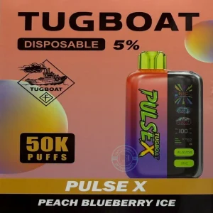 Tugboat PULSE X 50K Peach Blueberry ice in UAE