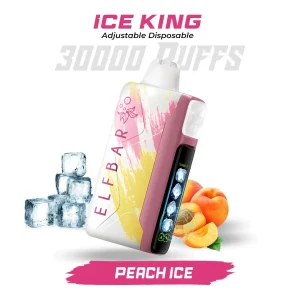 ELFBAR Ice King 30k Peach Ice Disposable Vape in UAE