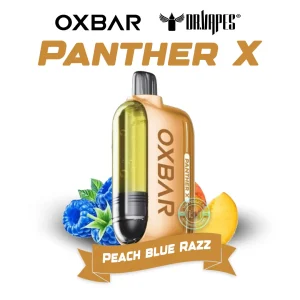 Dr Vapes Oxbar Panther x 50000 Puffs Peach blue Razz in Dubai