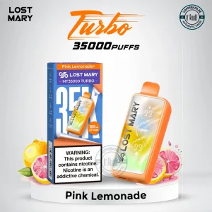 Lost Mary MT35000 Turbo Pink Lemonade Disposable Vape in UAE