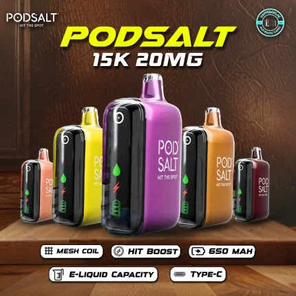 Pod Salt 15000 Puffs Disposable Vape 20mg In Dubai UAE