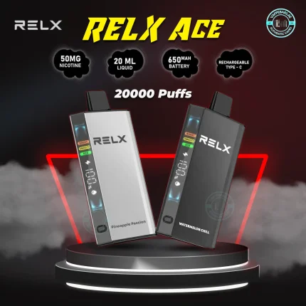 RELX Ace 20000 Puffs 50MG Disposable Vape in Dubai
