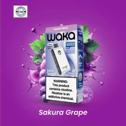 Waka Blade 50000 puffs Disposable Vape Sakura Grape in Dubai