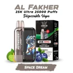 Al Fakher 25K Ultra Disposable Vape 25000 Puffs Space Dream in Dubai