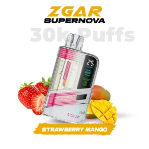 Zgar Supernova 30000 Puffs Strawberry Mango Disposable Vape 20mg In UAE