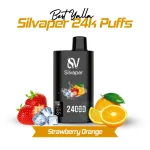 Silvaper 24000 Puffs Strawberry Orange Disposable Vape 20MG Nicotine in Dubai