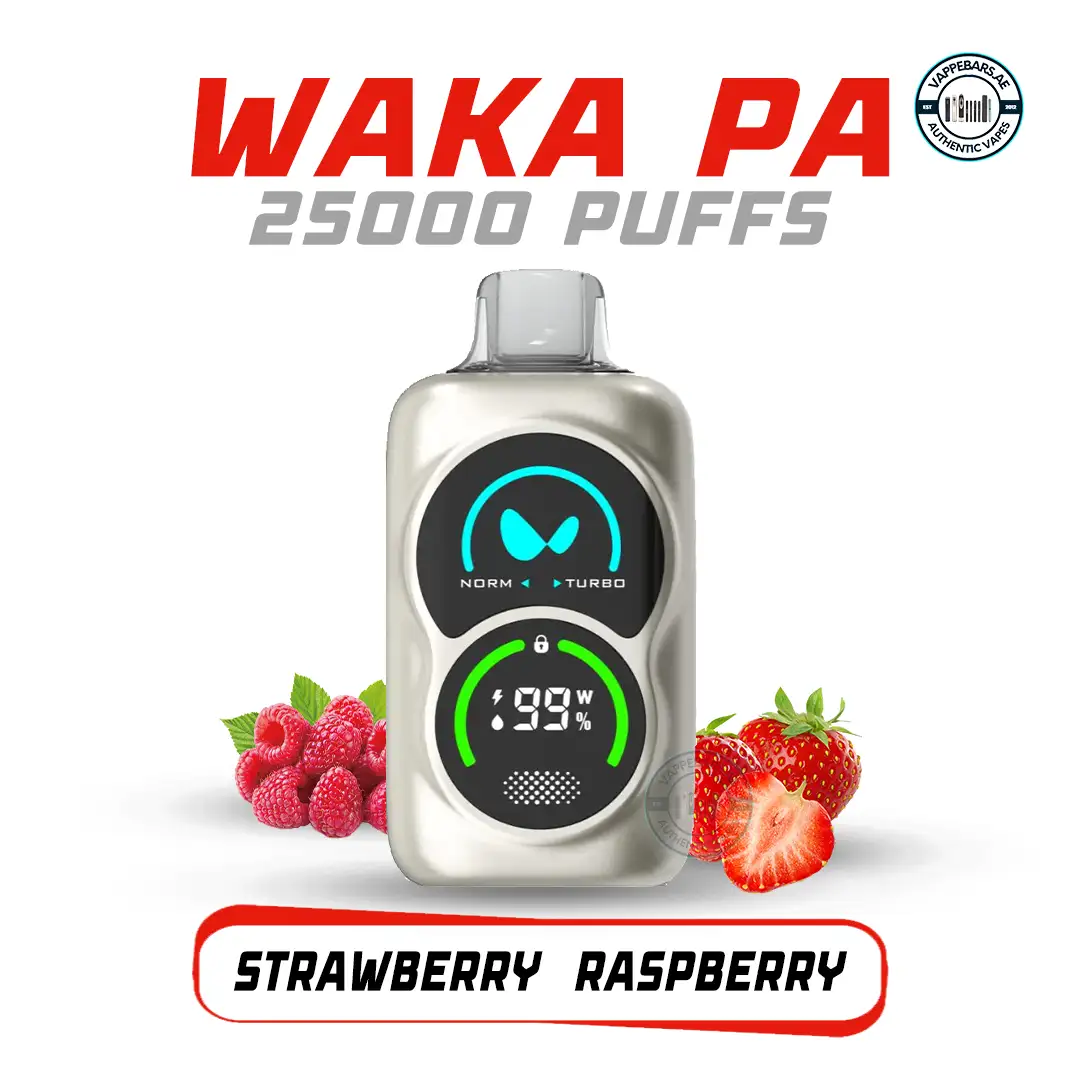 Waka PA 25000 Puffs Strawberry raspBerry Disposable Vape 50 MG in UAE Waka PA 25000 Puffs Strawberry raspBerry Disposable Vape 50 MG in UAE