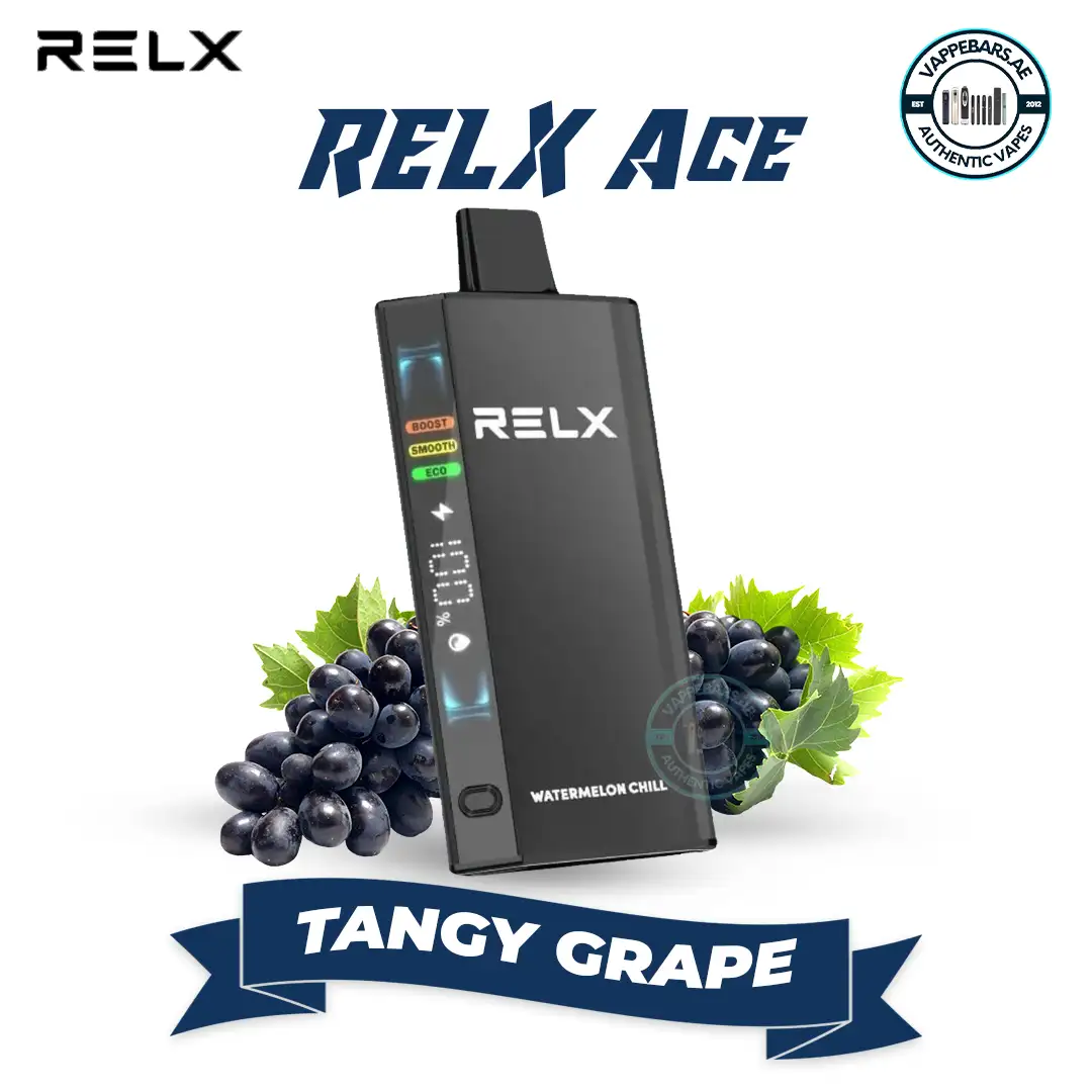 RELX Ace 20000 Puffs TANGY GRAPE 50MG Disposable Vape in Dubai RELX Ace 20000 Puffs TANGY GRAPE 50MG Disposable Vape in Dubai