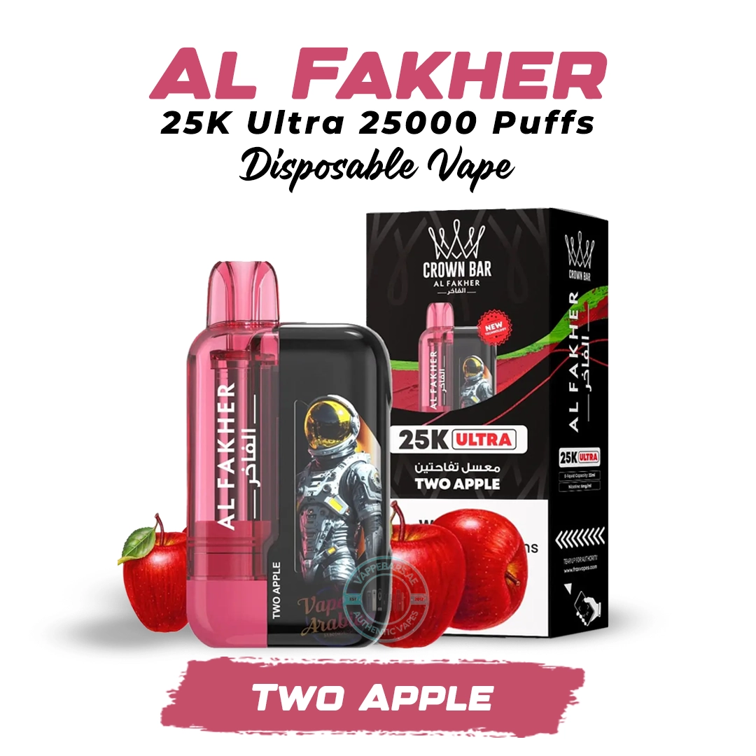 Al Fakher 25K Ultra Disposable Vape 25000 Puffs Tow Apple in Dubai Al Fakher 25K Ultra Disposable Vape 25000 Puffs Tow Apple in Dubai