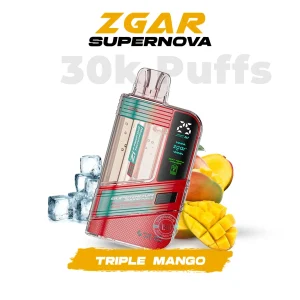 Zgar Supernova 30000 Puffs Triple Mango Disposable Vape 20mg In UAE