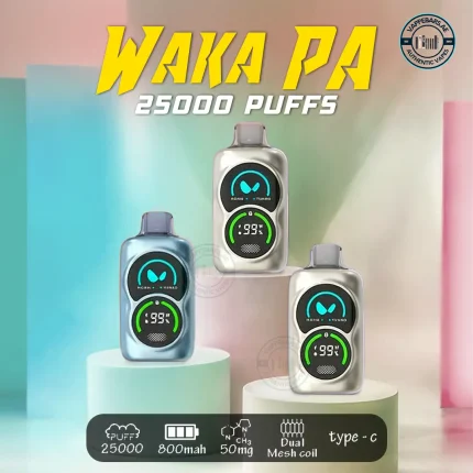 Waka PA 25000 Puffs Disposable Vape 50 MG in UAE
