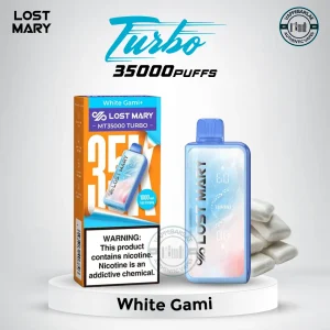 Lost Mary MT35000 Turbo White Gami Disposable Vape in UAE