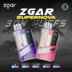 Zgar Supernova 30000 Puffs Disposable Vape 20mg In UAE