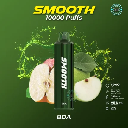 Smooth 10000 Puffs BDA Disposable Vape in Dubai UAE