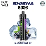 Pod Salt Shisha 8000 Puffs Blackcurrant ICE in Dubai UAE