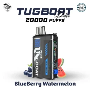 Tugboat Pulse 20000 Puffs BlueBerry Watermelon Disposable Vape in Dubai