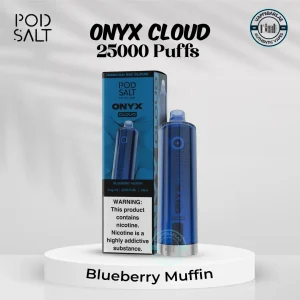 Pod Salt Onyx Cloud 25000 Puffs Blueberry Muffin Disposable Vape in Dubai