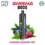 Pod Salt Shisha 8000 Puffs Blueberry Raspberry Mint in Dubai UAE