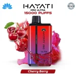 Buy Hayati Pro Ultra 15000 Puffs Cherry Berry in UAE