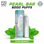Pod Salt Pearl Bar 20mg/ml-6000 Puffs Fresh Menthol in Dubai UAE