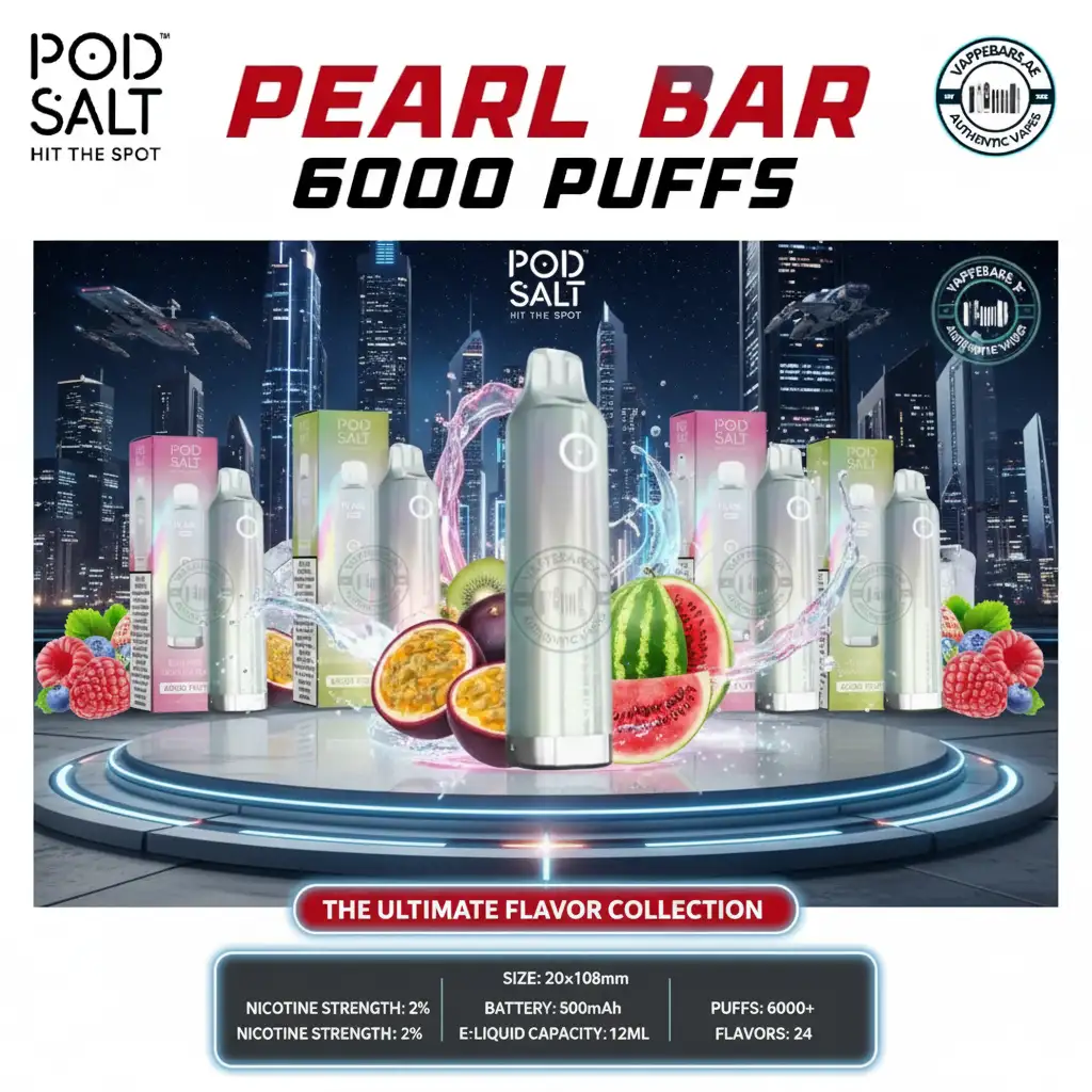 Pod Salt Pearl Bar 20mg/ml-6000 Puffs in Dubai UAE