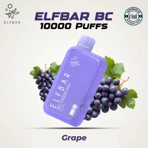 ELFBAR BC 10000 Puffs Grape Disposable Vape in Dubai UAE