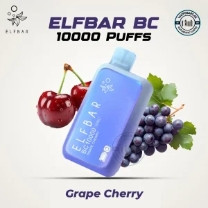 ELFBAR BC 10000 Puffs Grape Cherry Disposable Vape in Dubai UAE