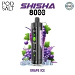 Pod Salt Shisha 8000 Puffs Grape Ice in Dubai UAE