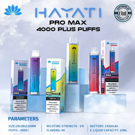 HAYATI Pro Max 4000 Puffs Disposable Vape in Dubai