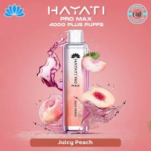 HAYATI Pro Max 4000 Puffs Juicy Peach Disposable Vape in Dubai