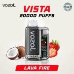 VOZOL Vista 20000 Puffs Lava Fire Disposable Vape in Dubai