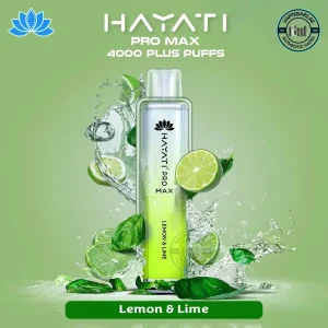 HAYATI Pro Max 4000 Puffs Lemon & Lime Disposable Vape in Dubai