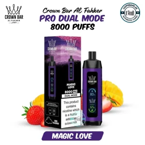 Al Fakher Pro Crown Bar 8000 Puffs Magic Love in UAE