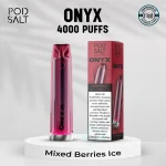 Pod Salt Onyx 4000 Puffs Mixed Berries Ice in UAE