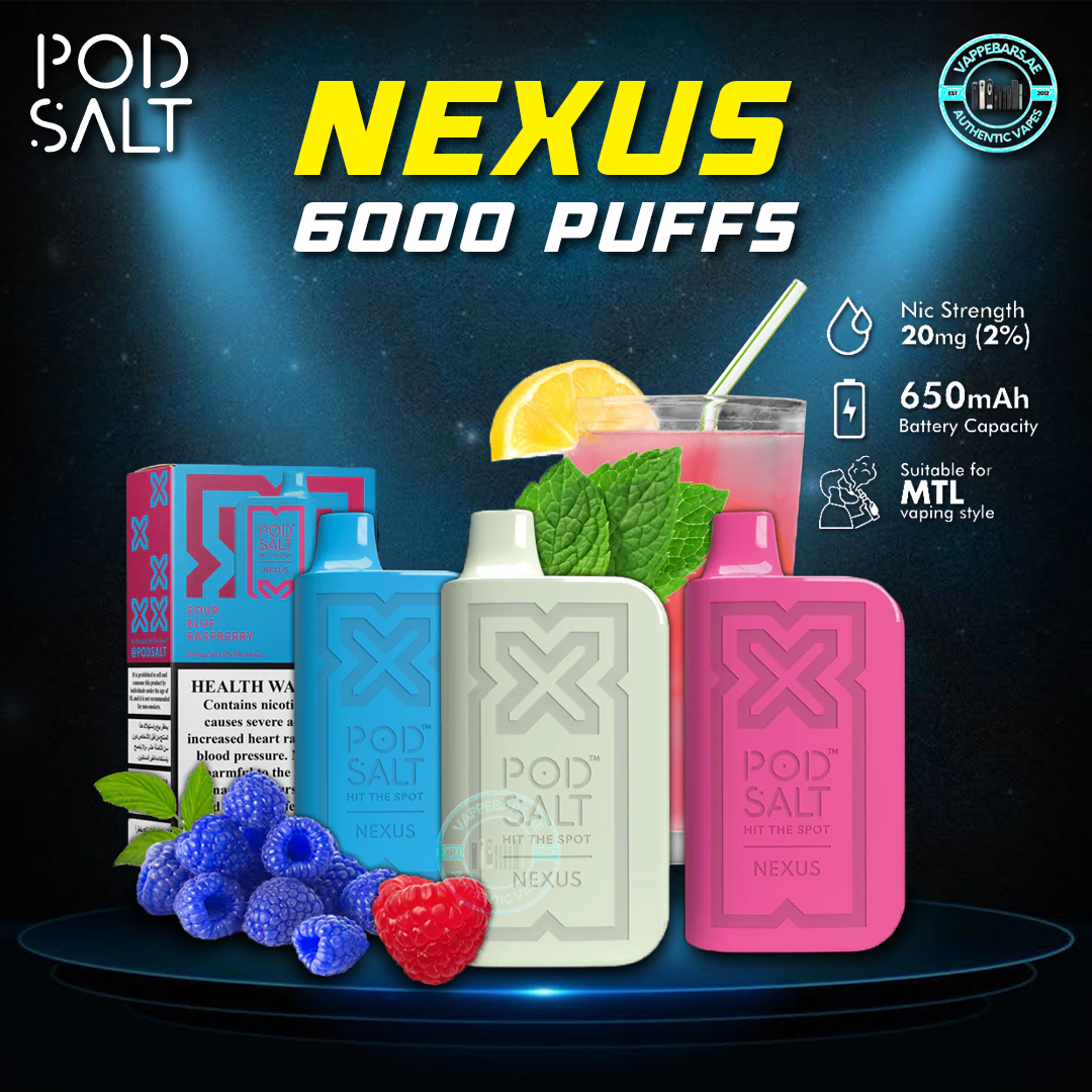 POD SALT NEXUS 6000 Puffs in Dubai UAE