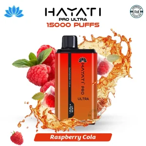 Buy Hayati Pro Ultra 15000 Puffs Raspberry Cola in UAE