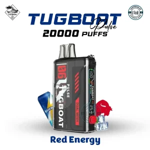 Tugboat Pulse 20000 Puffs Red Energy Disposable Vape in Dubai