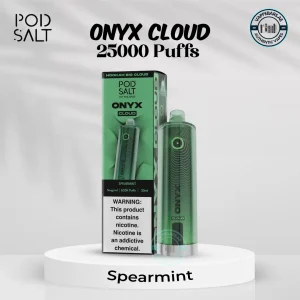 Pod Salt Onyx Cloud 25000 Puffs Spearmint Disposable Vape in Dubai