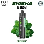 Pod Salt Shisha 8000 Puffs Spearmint in Dubai UAE
