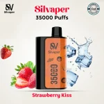 Silvaper 35000 Puffs Strawberry Kiss Disposable Vape In Dubai