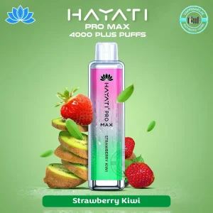 HAYATI Pro Max 4000 Puffs Strawberry Kiwi Disposable Vape in Dubai