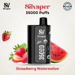 Silvaper 35000 Puffs Strawberry Watermelon Ice Disposable Vape In Dubai