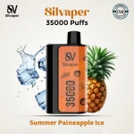 Silvaper 35000 Puffs Summer Paineapple Ice Disposable Vape In Dubai