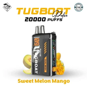 Tugboat Pulse 20000 Puffs Sweet Melon Mango Disposable Vape in Dubai