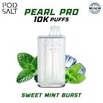 Pod Salt Pearl Pro 10000 Puffs Sweet Mint Burst in Dubai UAE