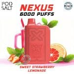 POD SALT NEXUS Sweet Strawberry 6000 Puffs in Dubai UAE