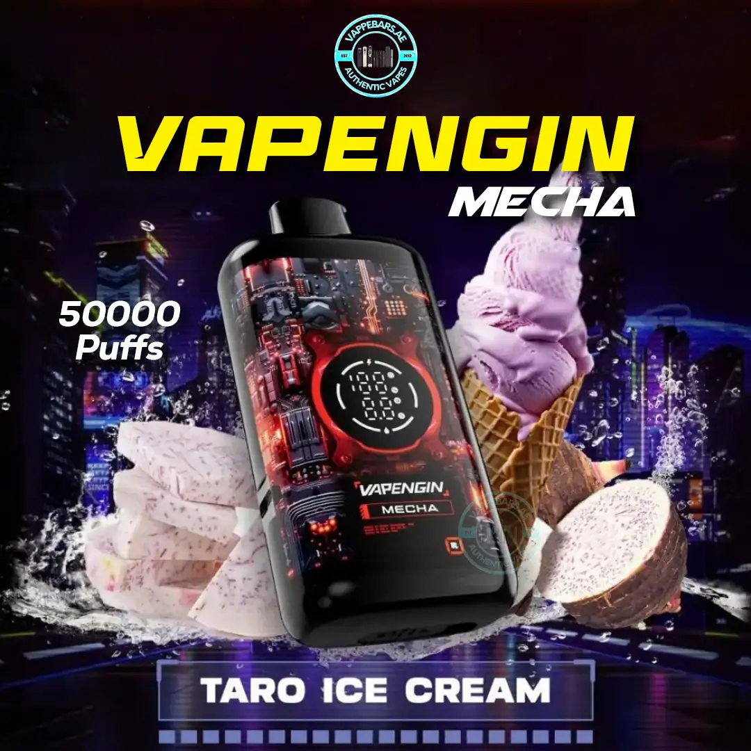 Vapengin Mecha 30mg Nicotine 50000 Puffs Taro Ice Cream in Dubai UAE