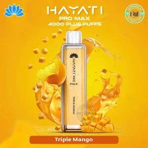 HAYATI Pro Max 4000 Puffs Triple Mango Disposable Vape in Dubai