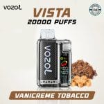 VOZOL Vista 20000 Puffs Vanicreme Tobacco Disposable Vape in Dubai